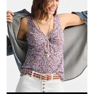 Women's Cabi # 6314 Bustier Multicolored Tank Top Size Large EXCELLENT!!!